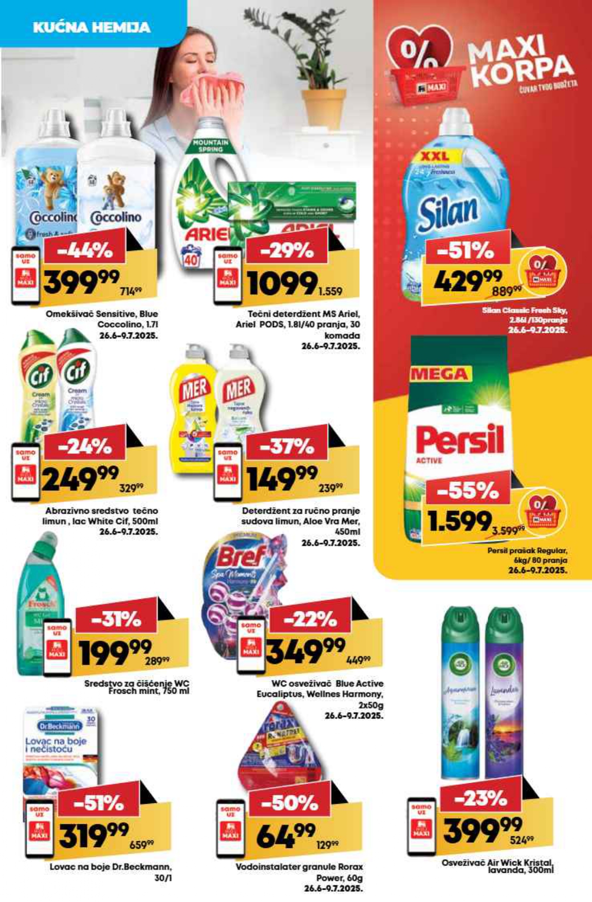 Mega Maxi katalog VODIČ KROZ UŠTEDE 26.6-2.7.2025.