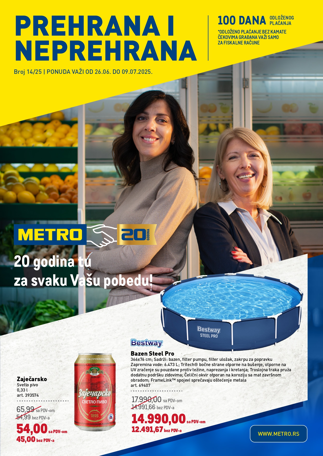 Metro katalog PREHRANA/NEPREHRANA 26.6-9.7.2025.