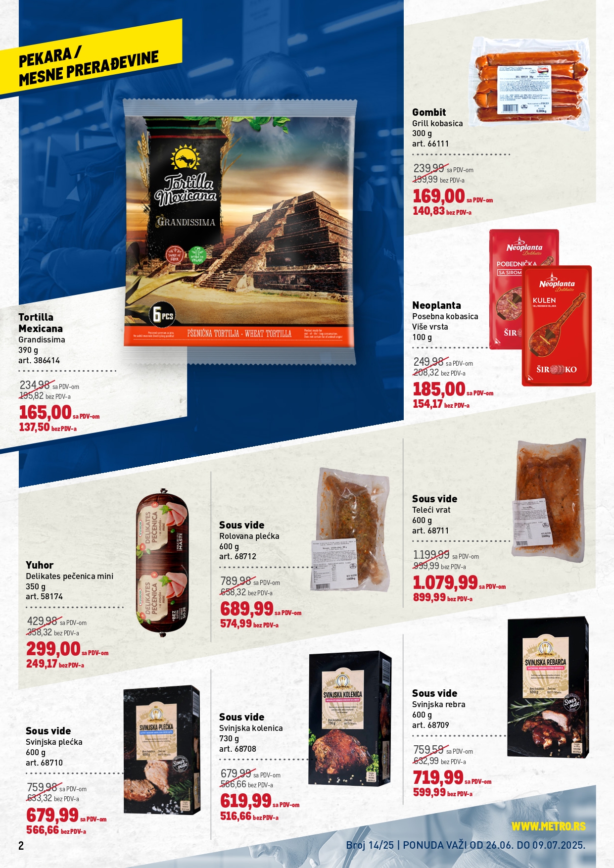 Metro katalog PREHRANA/NEPREHRANA 26.6-9.7.2025.