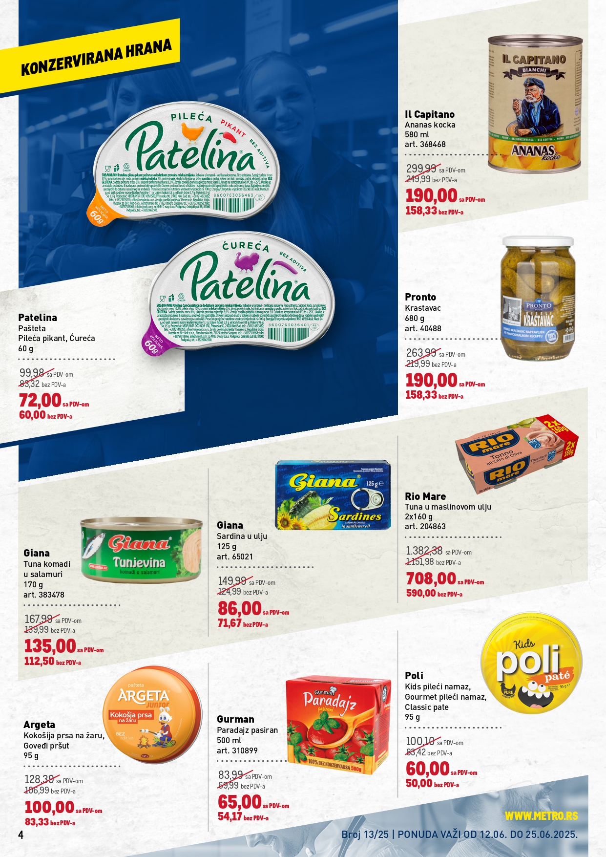 Metro katalog PREHRANA/NEPREHRANA 12-25.6.2025.