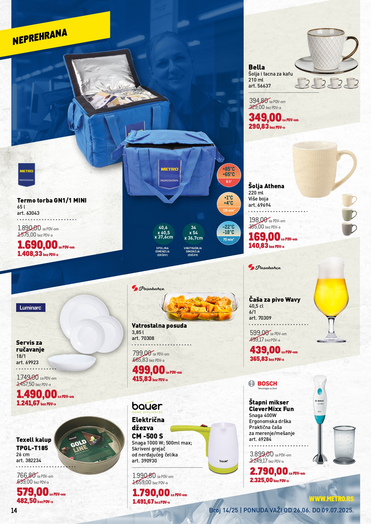 Metro katalog PREHRANA/NEPREHRANA 26.6-9.7.2025.