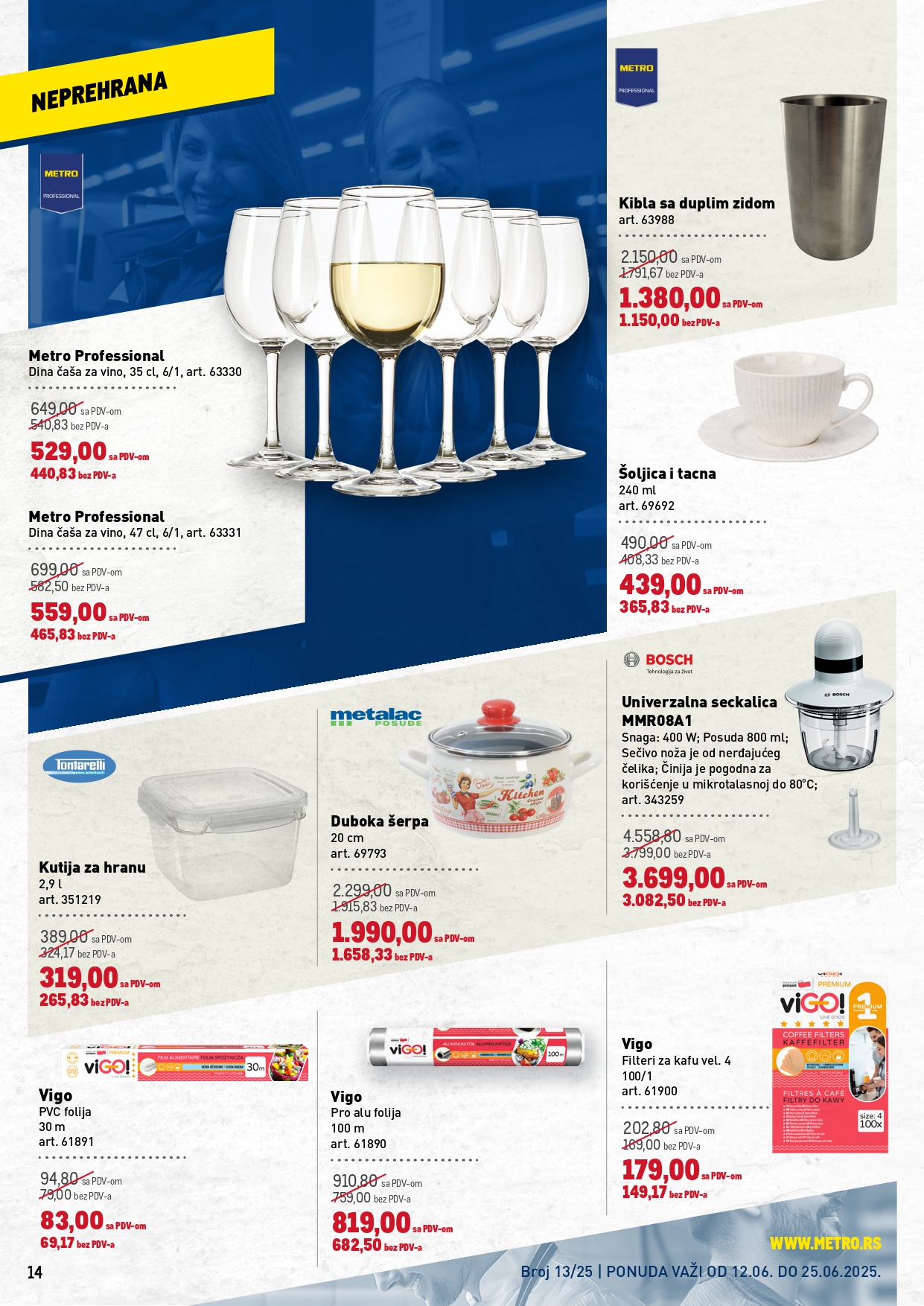 Metro katalog PREHRANA/NEPREHRANA 12-25.6.2025.