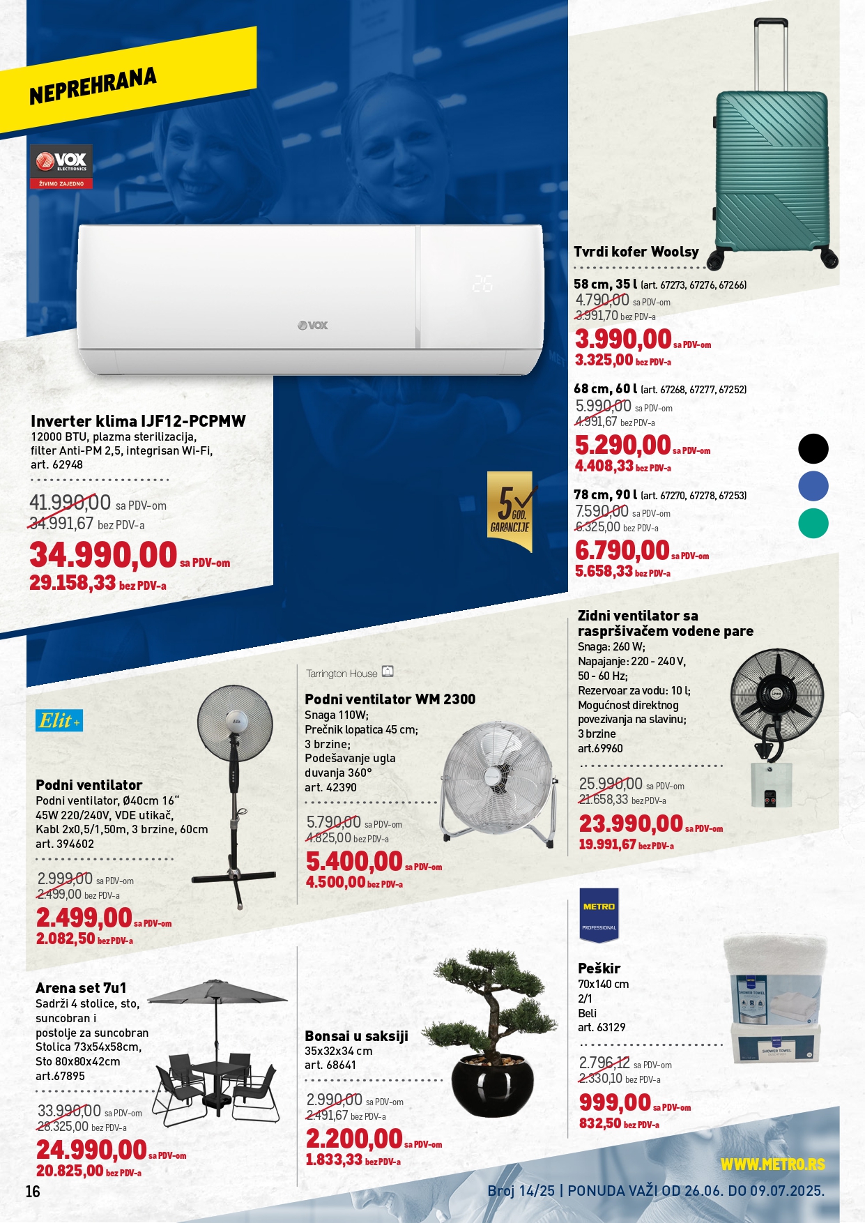Metro katalog PREHRANA/NEPREHRANA 26.6-9.7.2025.