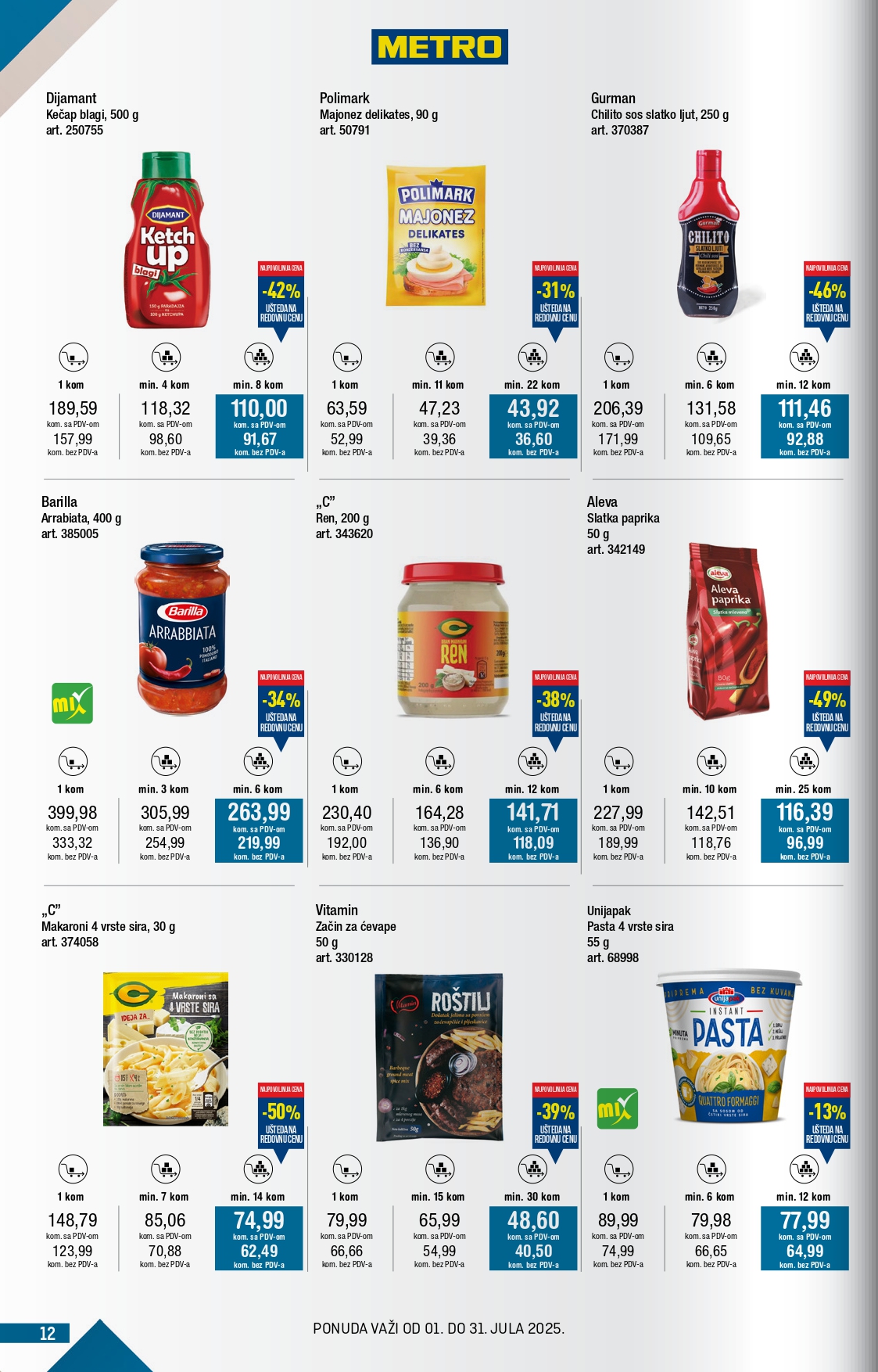 Metro katalog 1-31.7.2025.
