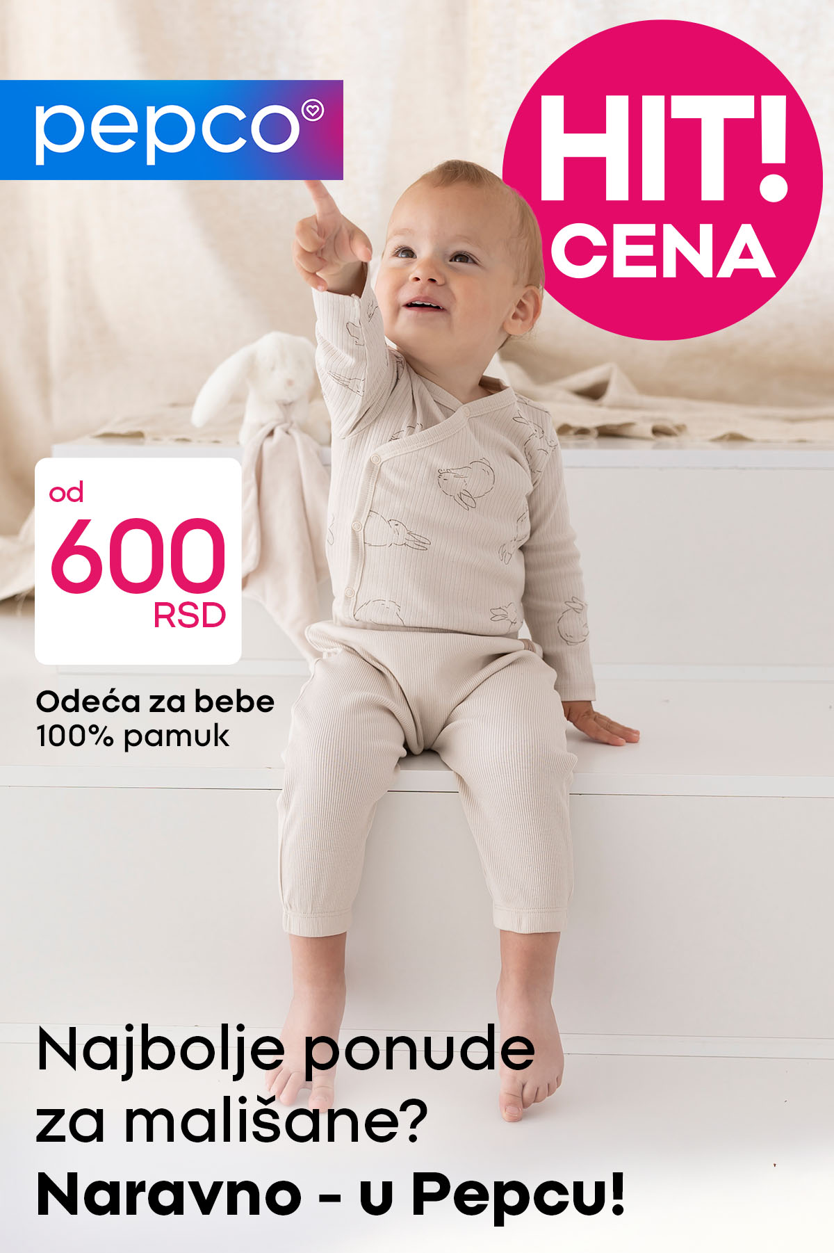 Pepco akcija BEBE jul 2025.