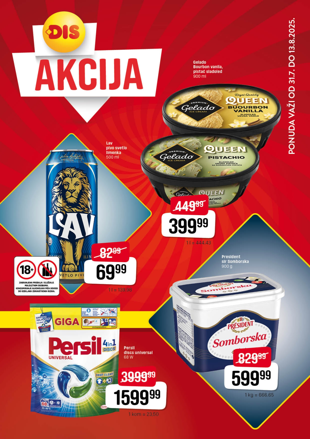 Dis katalog 31.7-13.8.2025.