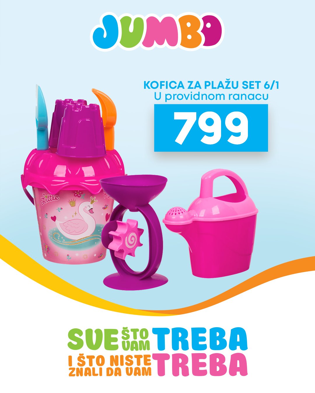 Jumbo IGRAČKE ZA PESAK jul 2025.