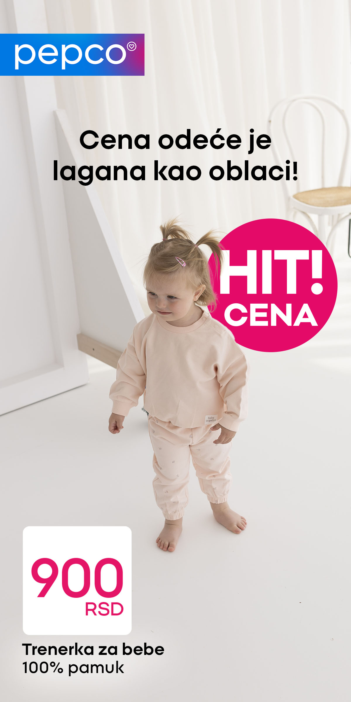 Pepco akcija BEBE jul/avgust 2025.