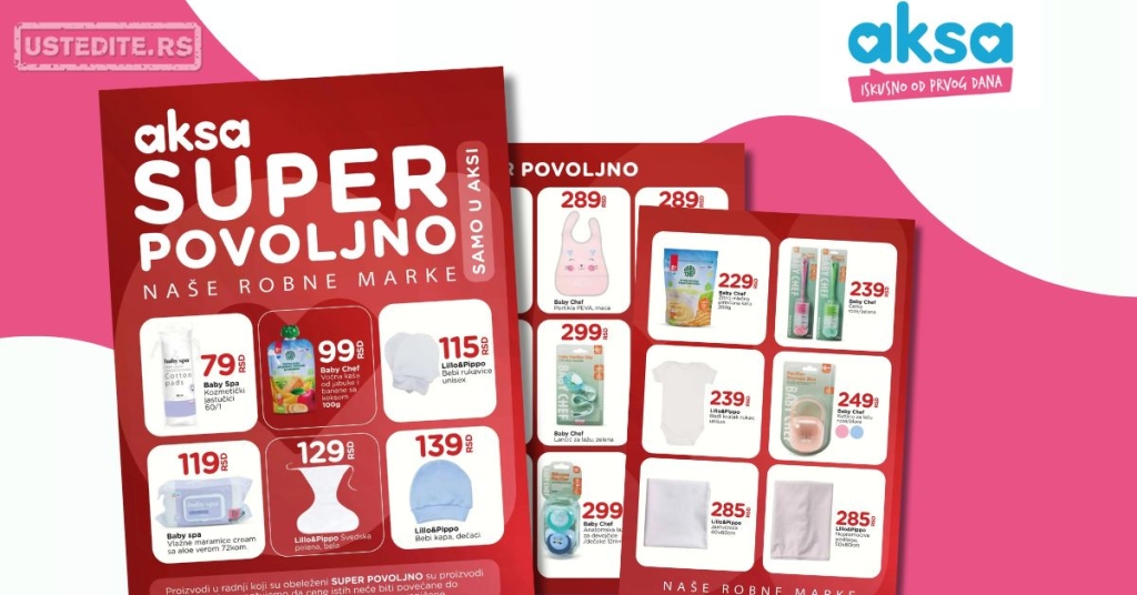 Aksa katalog SUPER POVOLJNO – sniženje do 21.10.2025.