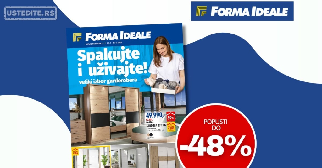 Forma Ideale katalog GARDEROBERI 28.7-23.8.2025.