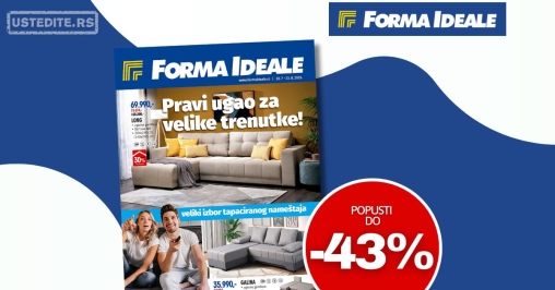 Forma Ideale katalog UGAONE GARNITURE 28.7-23.8.2025.