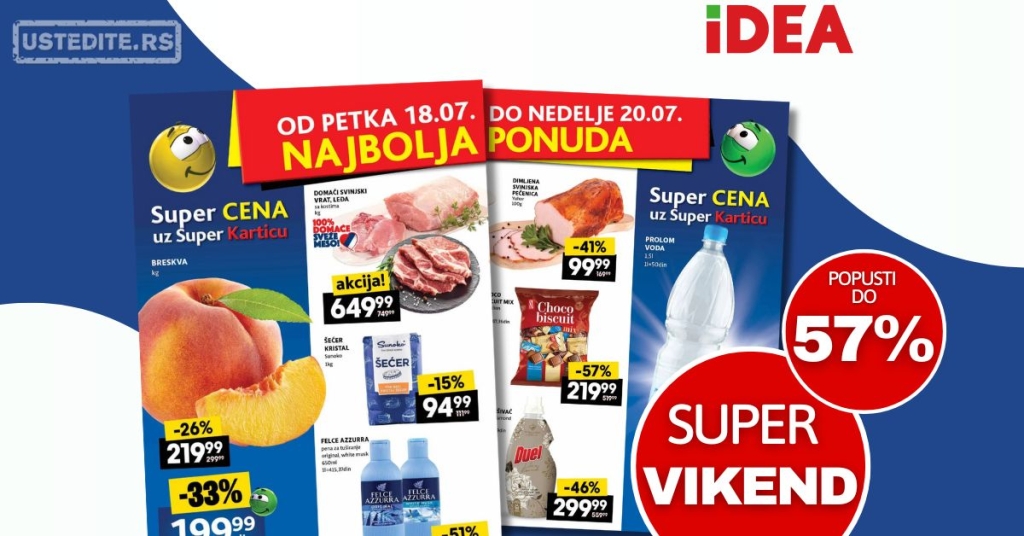 Idea VIKEND AKCIJA 18-20.7.2025.