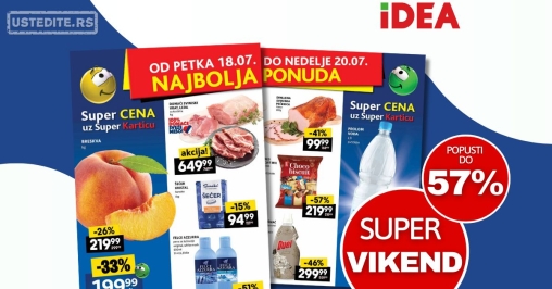 Idea VIKEND AKCIJA 18-20.7.2025.