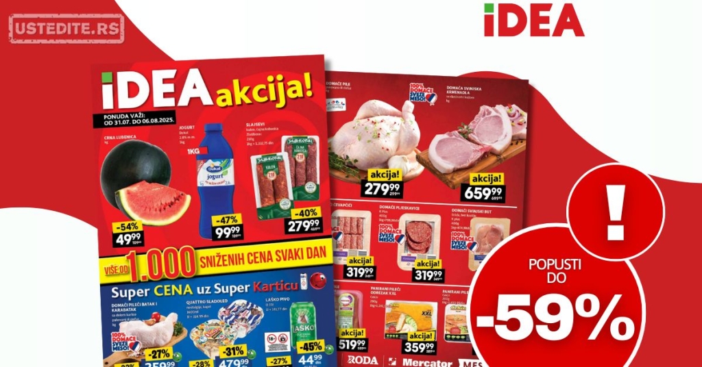 Idea katalog 31.7-6.8.2025.