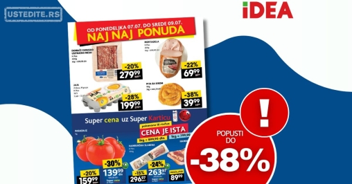Idea NAJBOLJA PONUDA 7-9.7.2025.