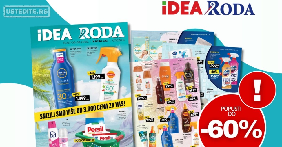 Roda & Idea katalog NEPREHRANA 10.7-5.8.2025.