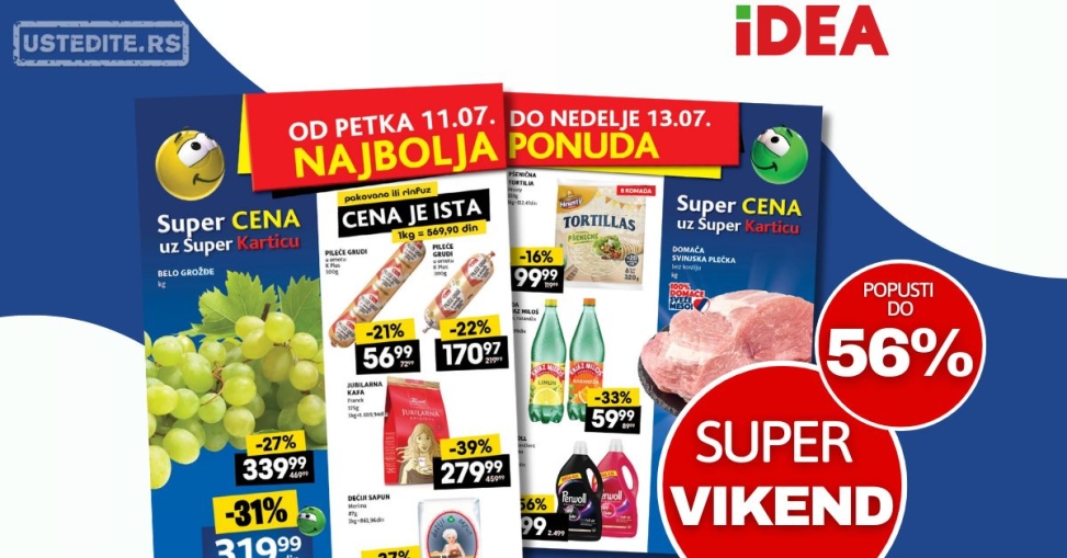 Idea VIKEND AKCIJA 11-13.7.2025.
