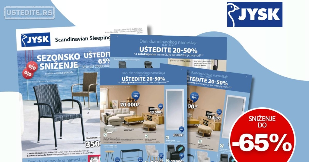 Jysk katalog 16-29.7.2025.