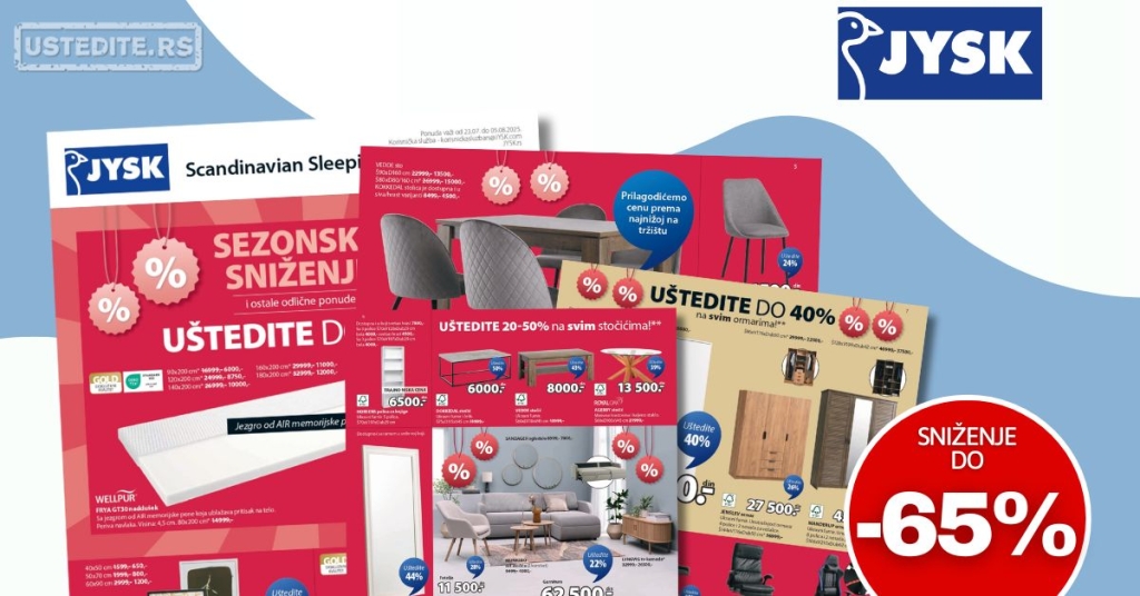 Jysk katalog 23.7-5.8.2025.