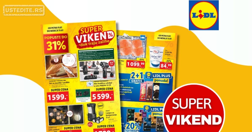 Lidl VIKEND AKCIJA 11-13.7.2025.