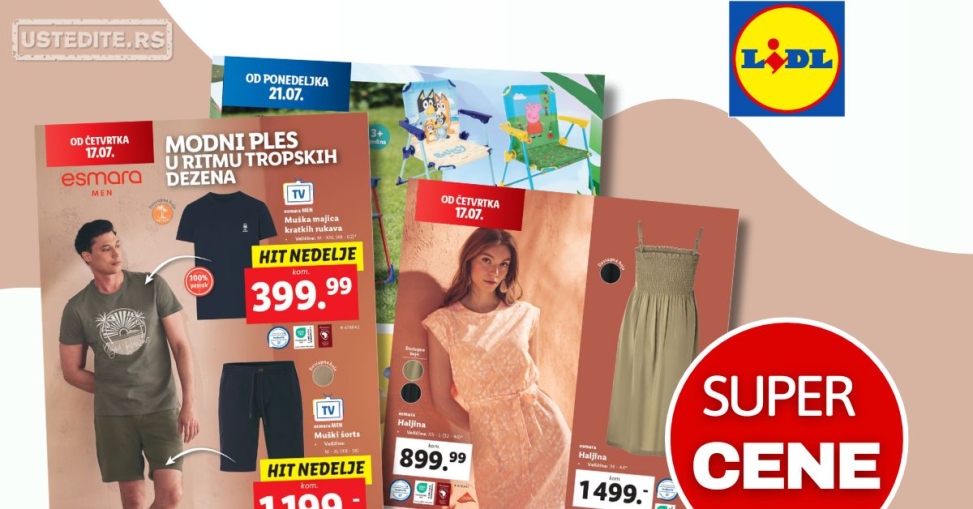 Lidl katalog NEPREHRANA 17-23.7.2025.