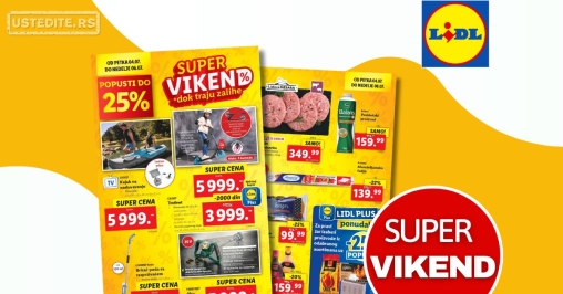 Lidl VIKEND AKCIJA 4-6.7.2025.