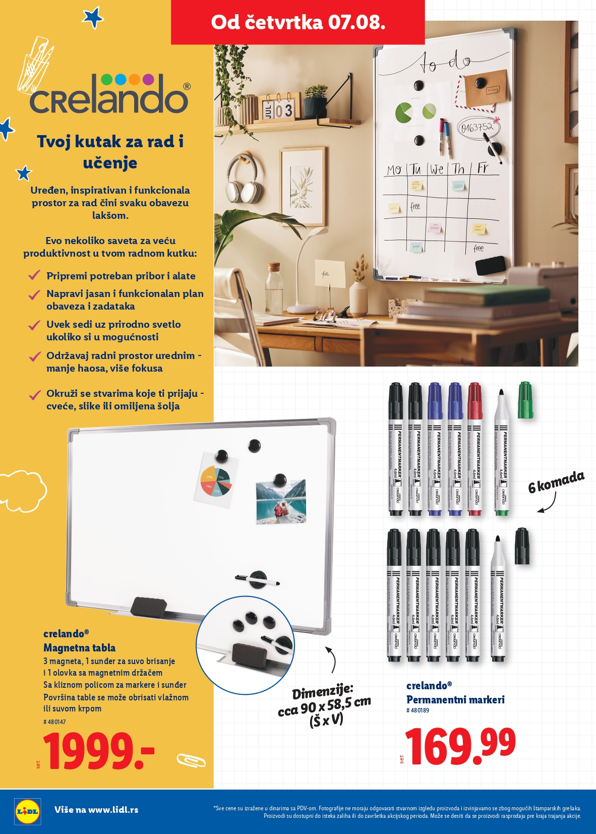 Lidl katalog ŠKOLA 31.7 do isteka zaliha