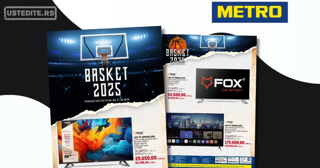 Metro katalog BASKET 1-31.8.2025.