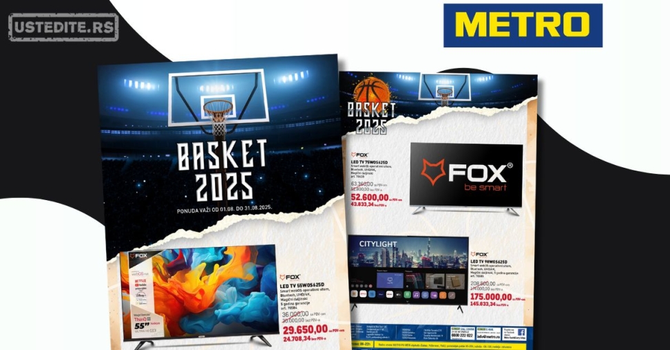 Metro katalog BASKET 1-31.8.2025.