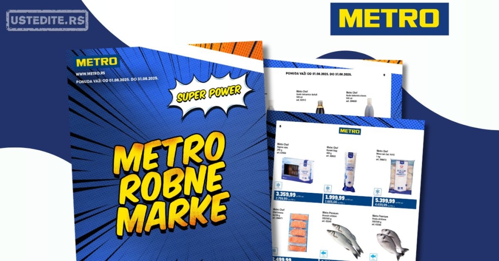Metro katalog SUPER PONUDA 1-31.8.2025.