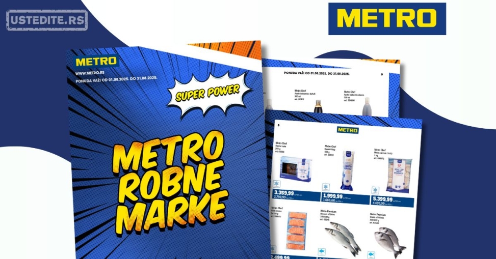 Metro katalog SUPER PONUDA 1-31.8.2025.
