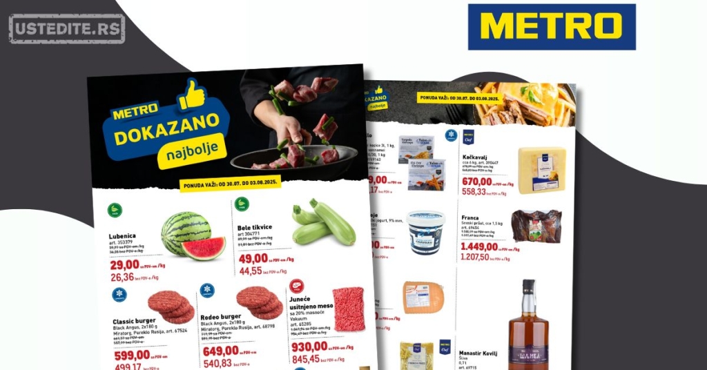 Metro katalog DOKAZANO 30.7-3.8.2025.