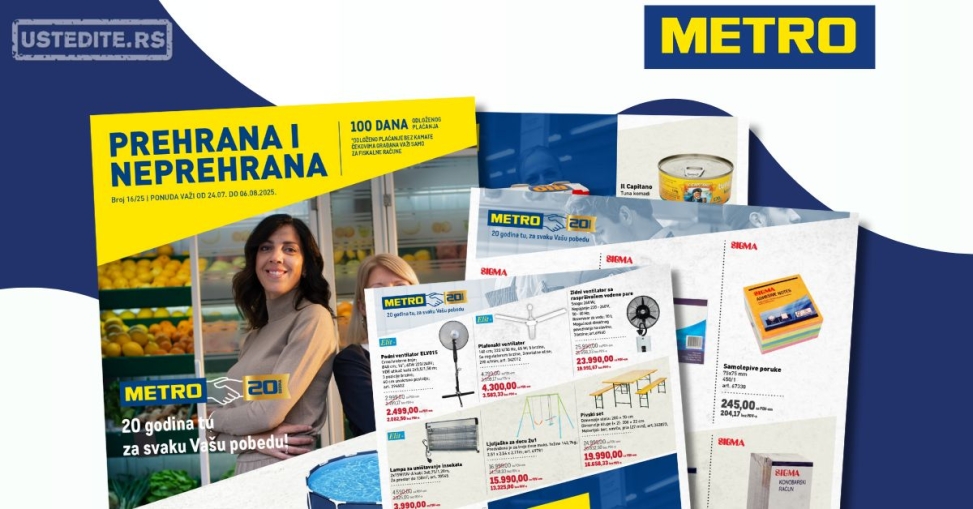 Metro katalog PREHRANA/NEPREHRANA 24.7-6.8.2025.