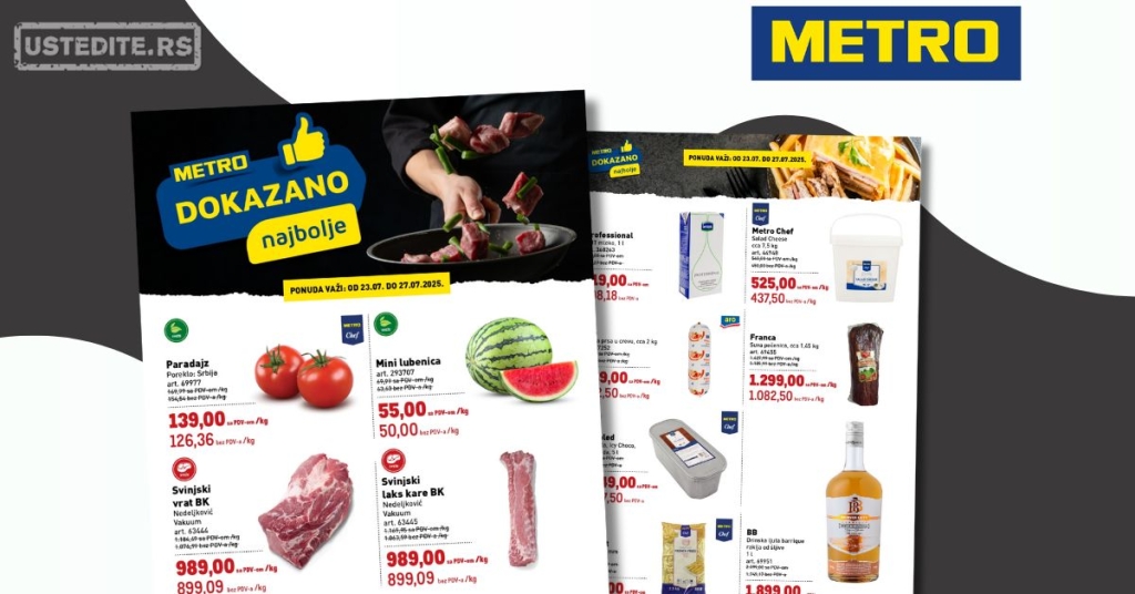 Metro katalog DOKAZANO 23-27.7.2025.