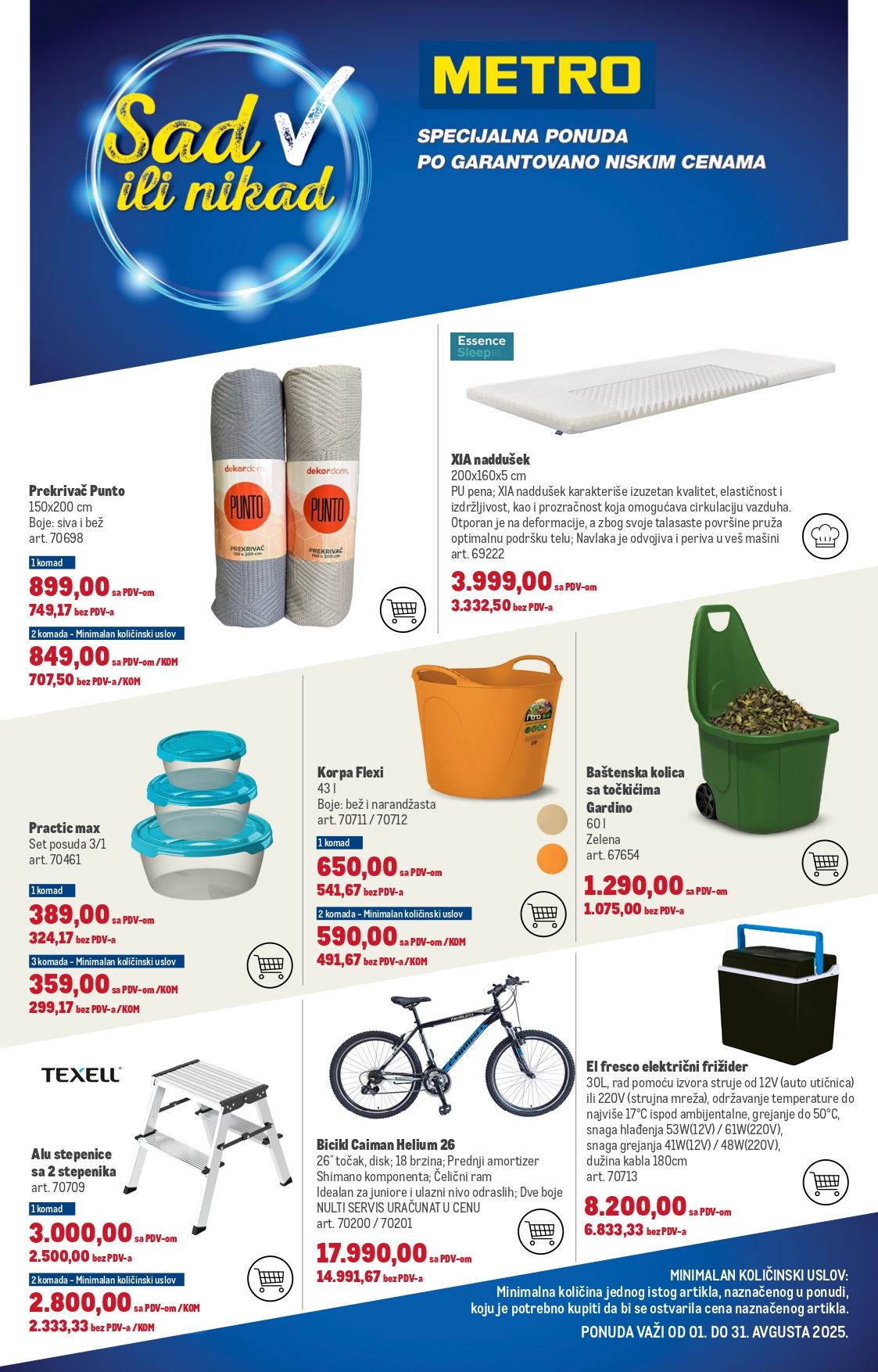 Metro katalog SAD ILI NIKAD 1-31.8.2025.