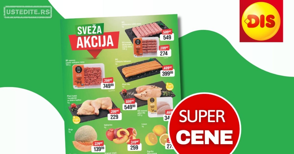Dis SVEŽA AKCIJA 27.6-3.7.2025.
