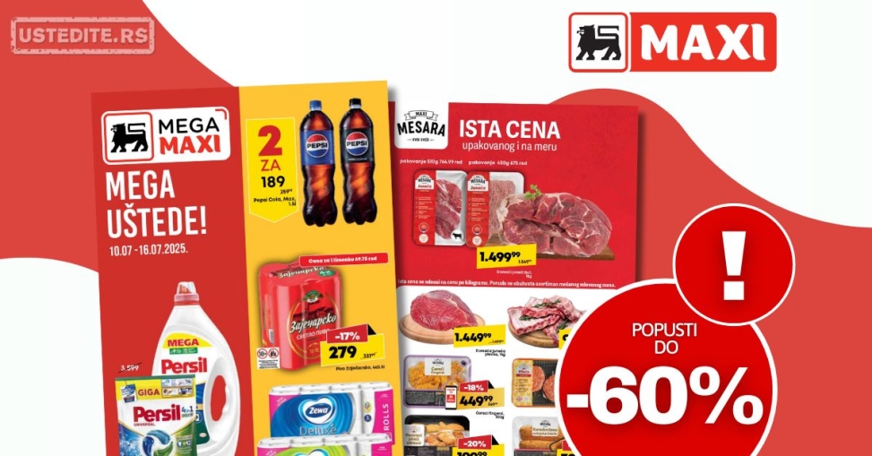 Mega Maxi katalog 10-16.7.2025.