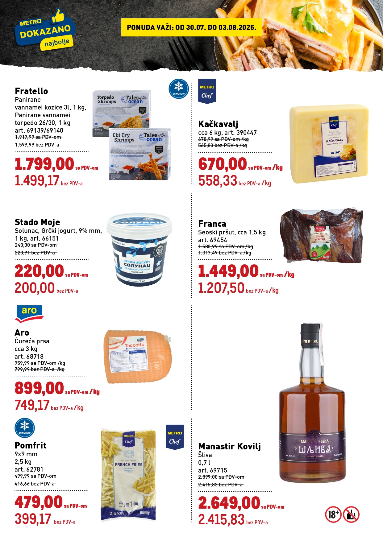 Metro katalog DOKAZANO 30.7-3.8.2025.