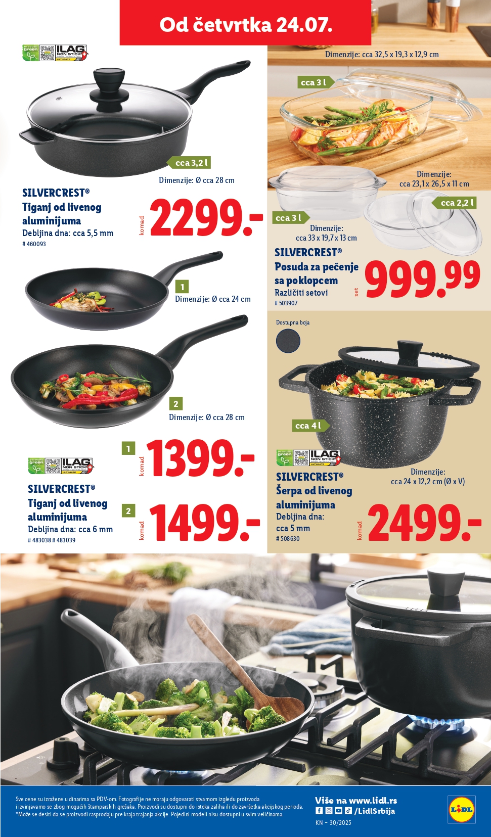 Lidl katalog NEPREHRANA 24-30.7.2025.