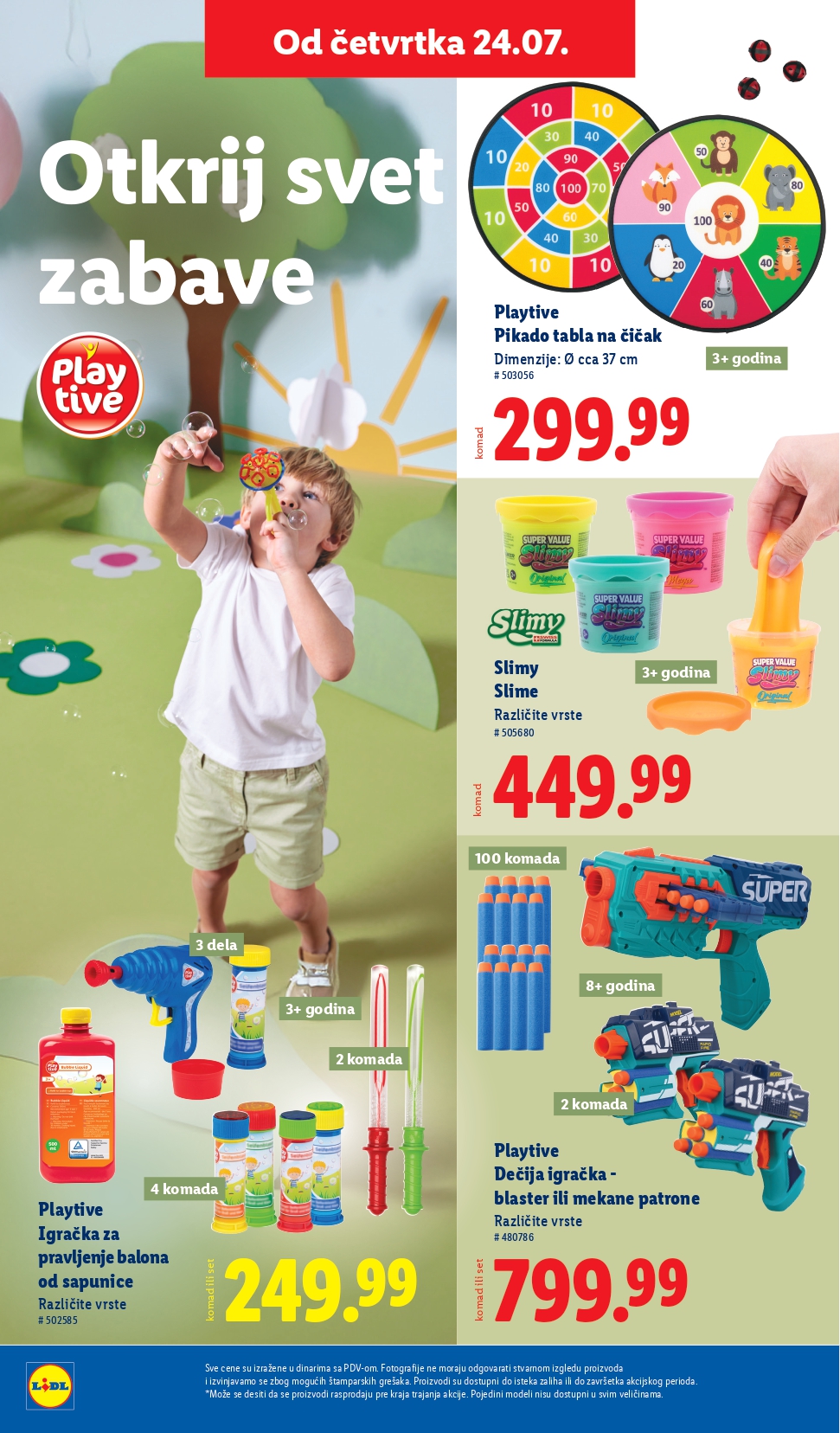 Lidl katalog NEPREHRANA 24-30.7.2025.