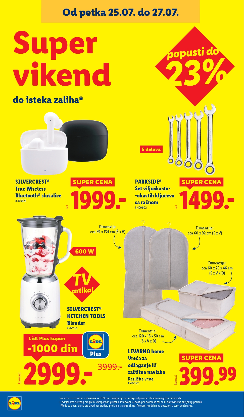 Lidl katalog NEPREHRANA 24-30.7.2025.