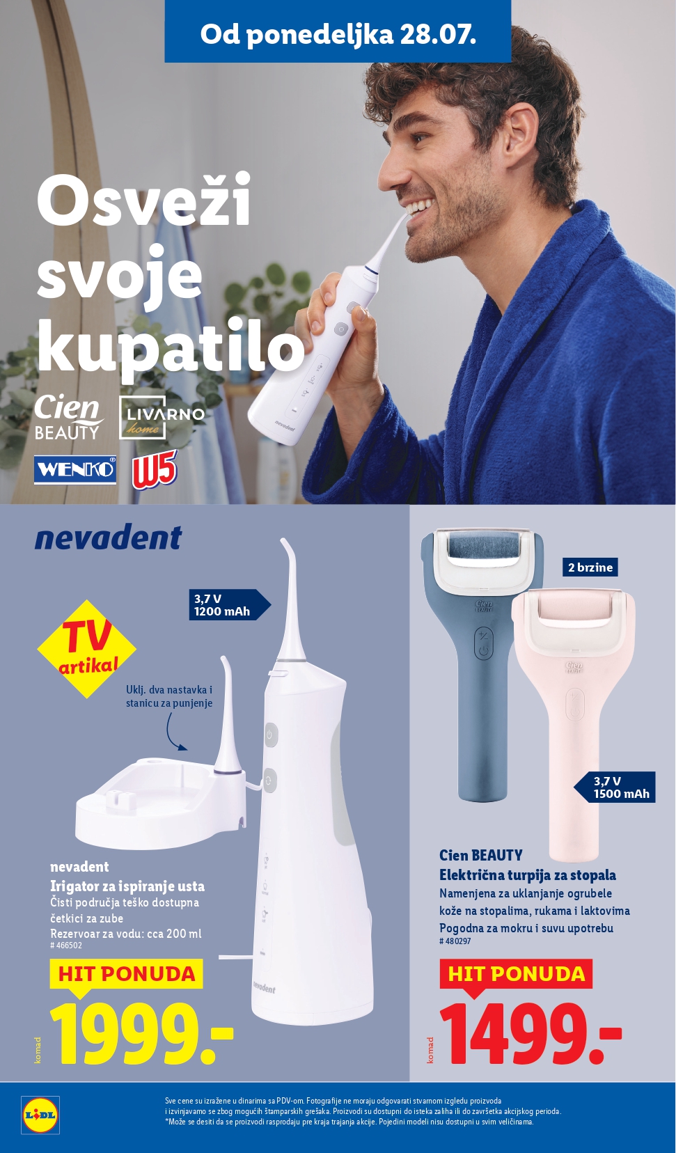Lidl katalog NEPREHRANA 24-30.7.2025.