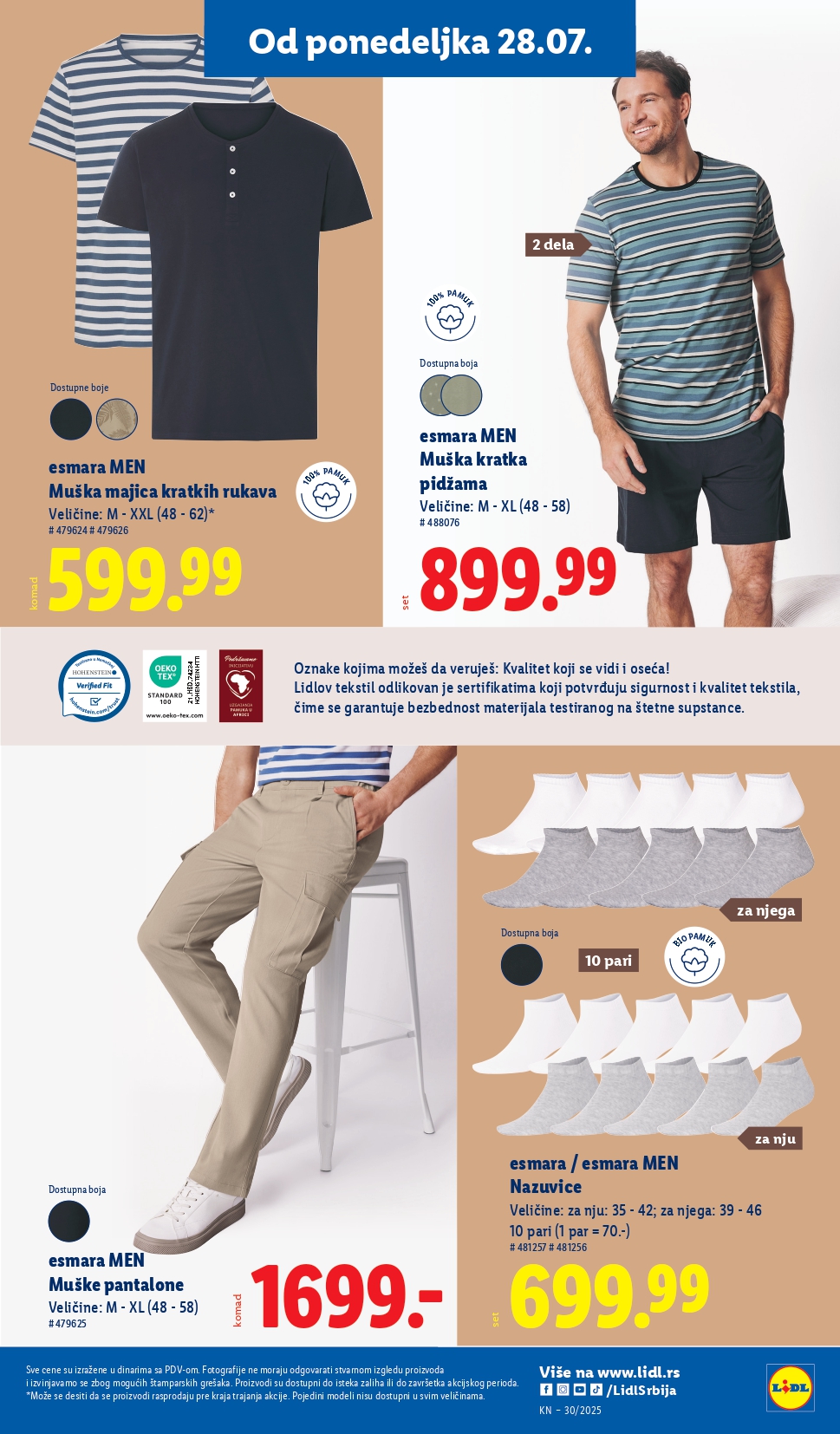 Lidl katalog NEPREHRANA 24-30.7.2025.