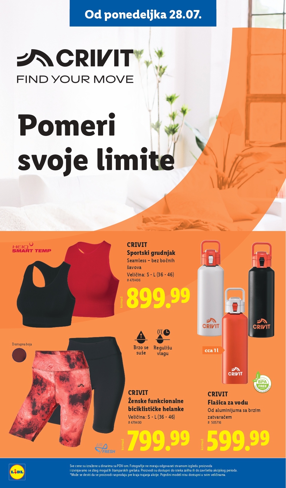 Lidl katalog NEPREHRANA 24-30.7.2025.