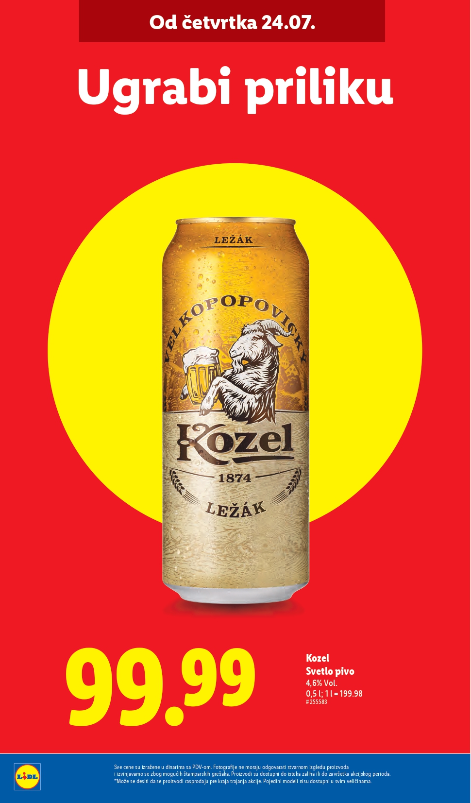 Lidl katalog PREHRANA 24-30.7.2025.