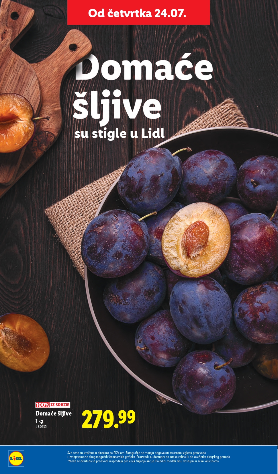 Lidl katalog PREHRANA 24-30.7.2025.
