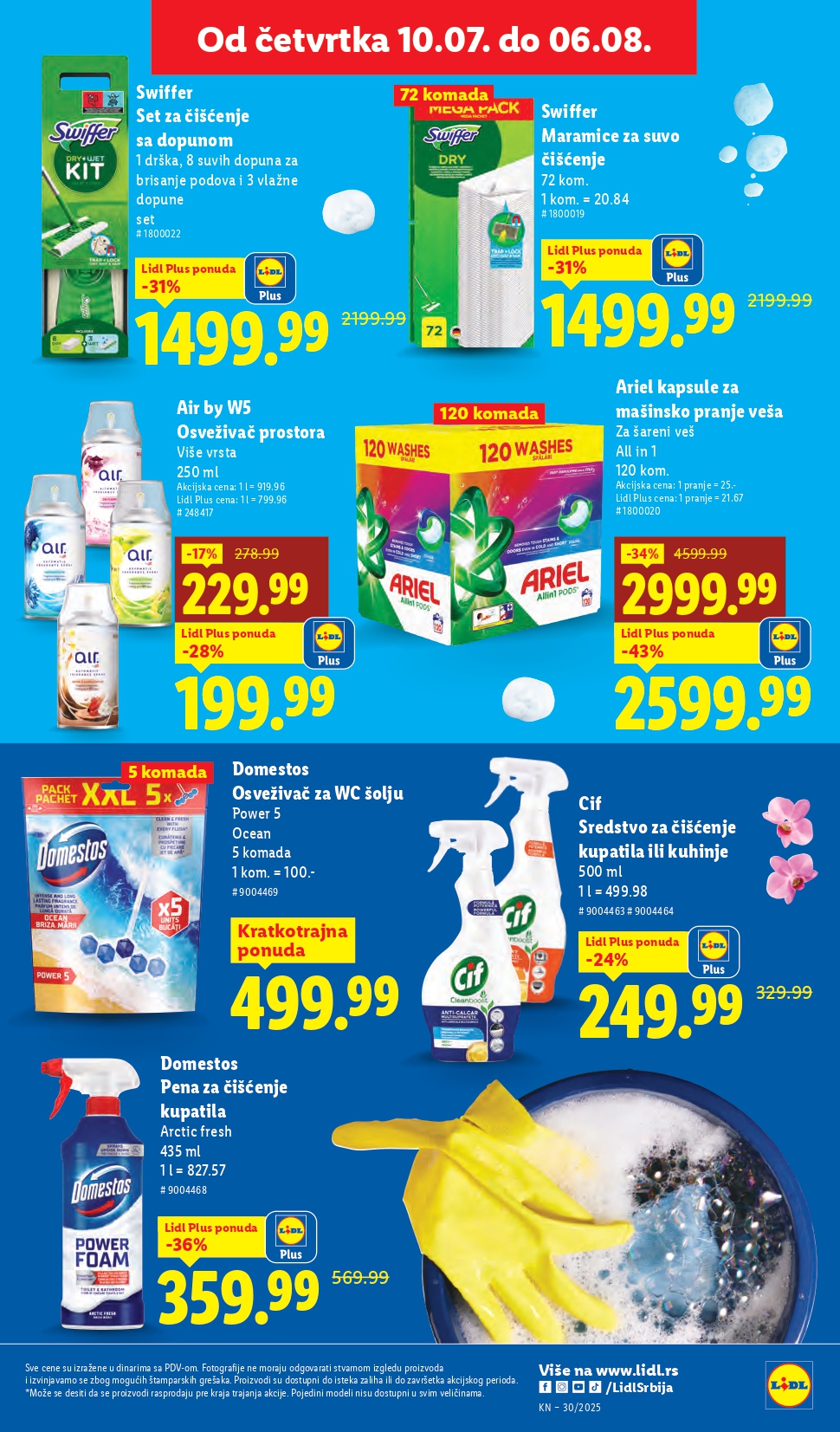Lidl katalog PREHRANA 24-30.7.2025.