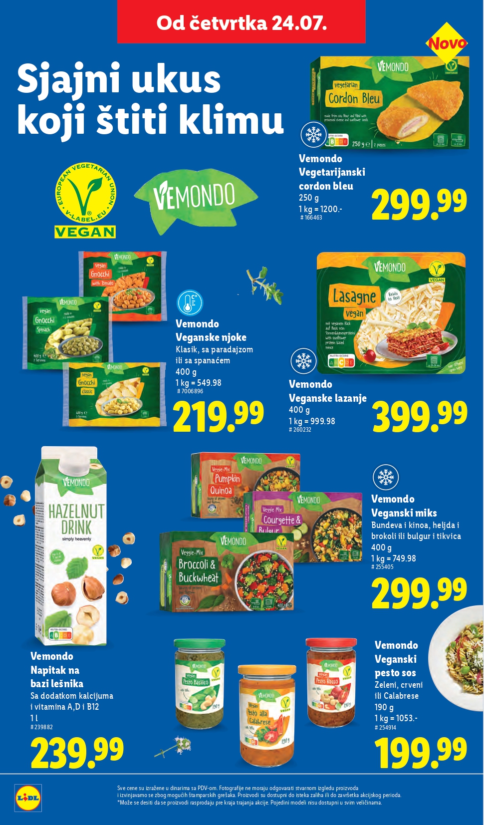 Lidl katalog PREHRANA 24-30.7.2025.