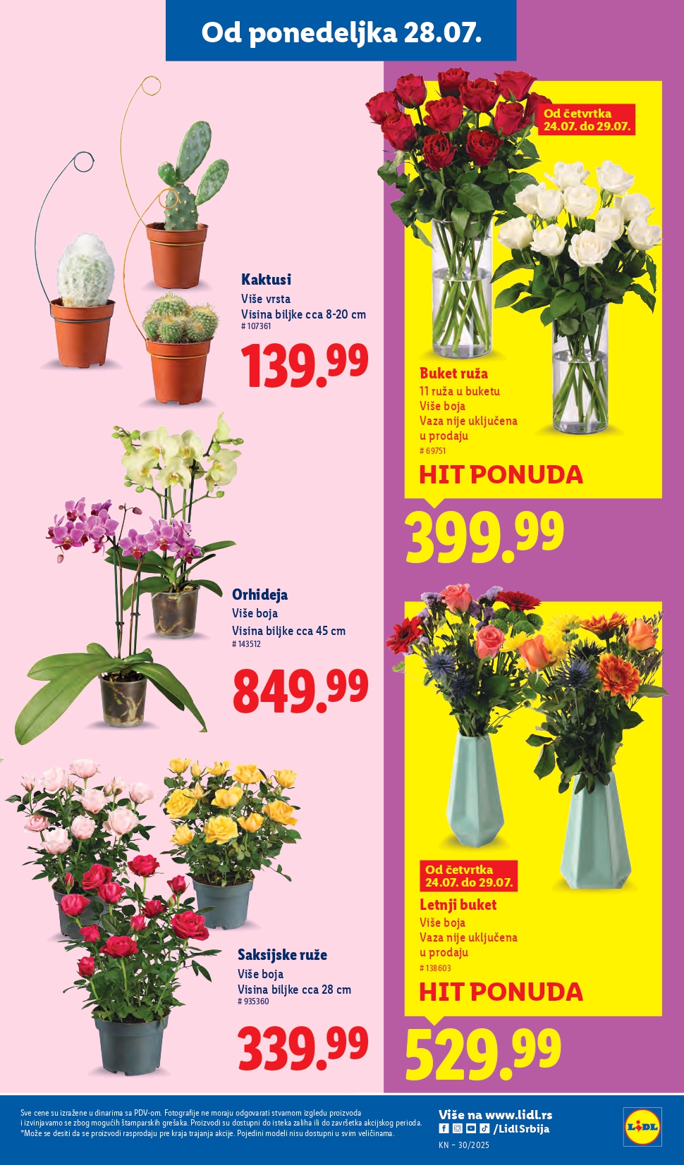 Lidl katalog PREHRANA 24-30.7.2025.