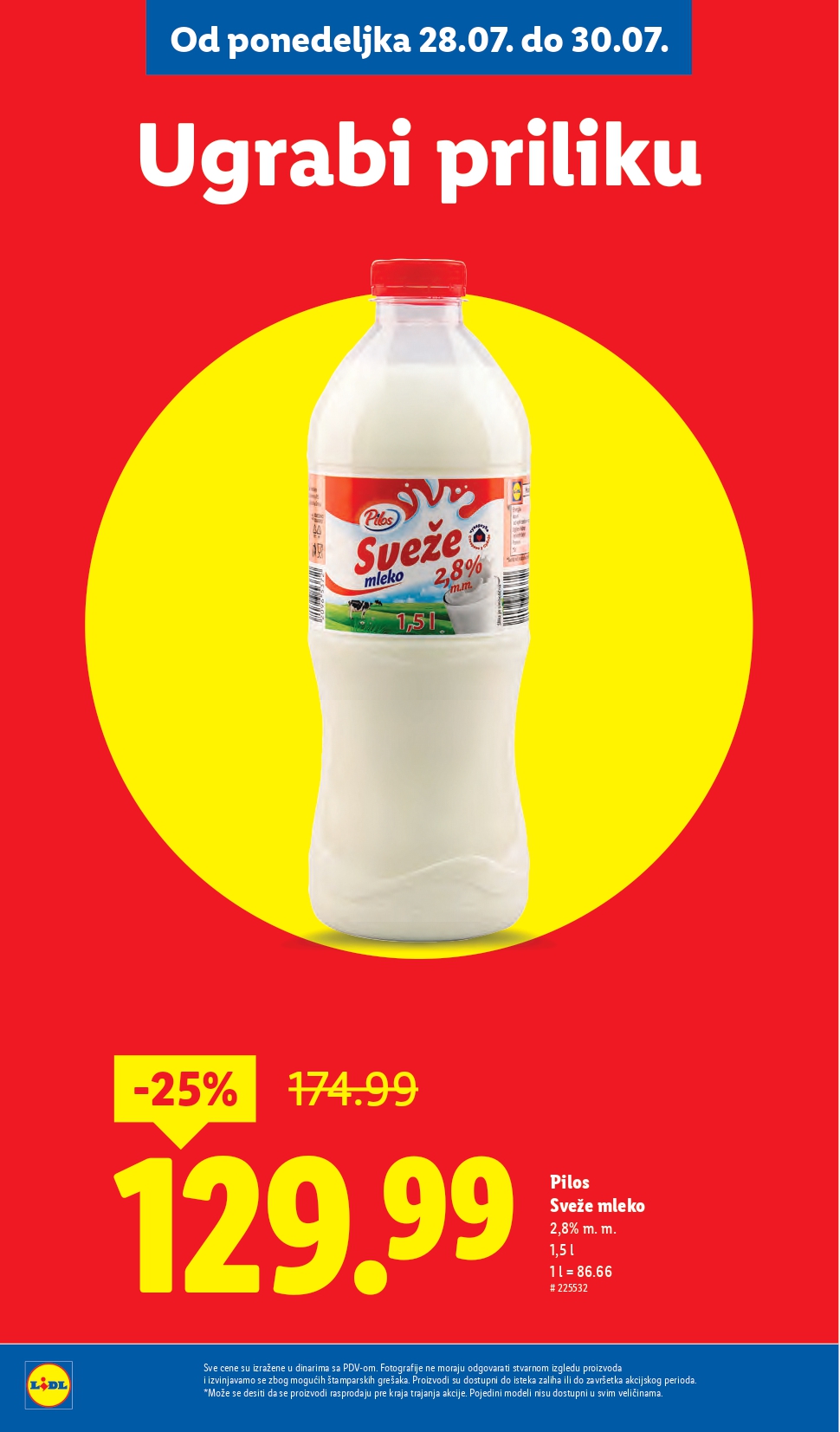 Lidl katalog PREHRANA 24-30.7.2025.